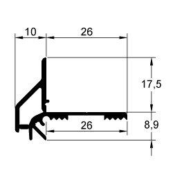 BEGLAZINGSPROFIEL LU-G6D